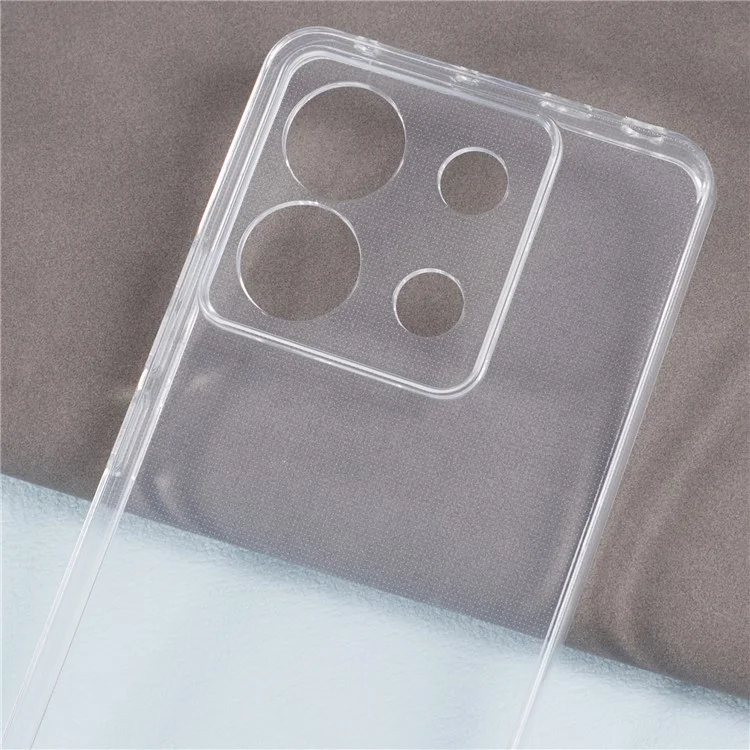 For Xiaomi Redmi Note 13 Pro 5G / Poco X6 5G Case Watermark-free 2.0mm Transparent Cell Phone Cover