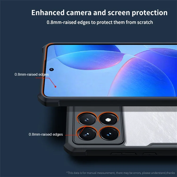 Compra a Granel XUNDD Para Xiaomi Poco F6 Pro 5G / Redmi K70 5G / K70 Pro 5G Capa Acrilico+TPU Capa de Telefone Compatível com MagSafe - Textura Laser
