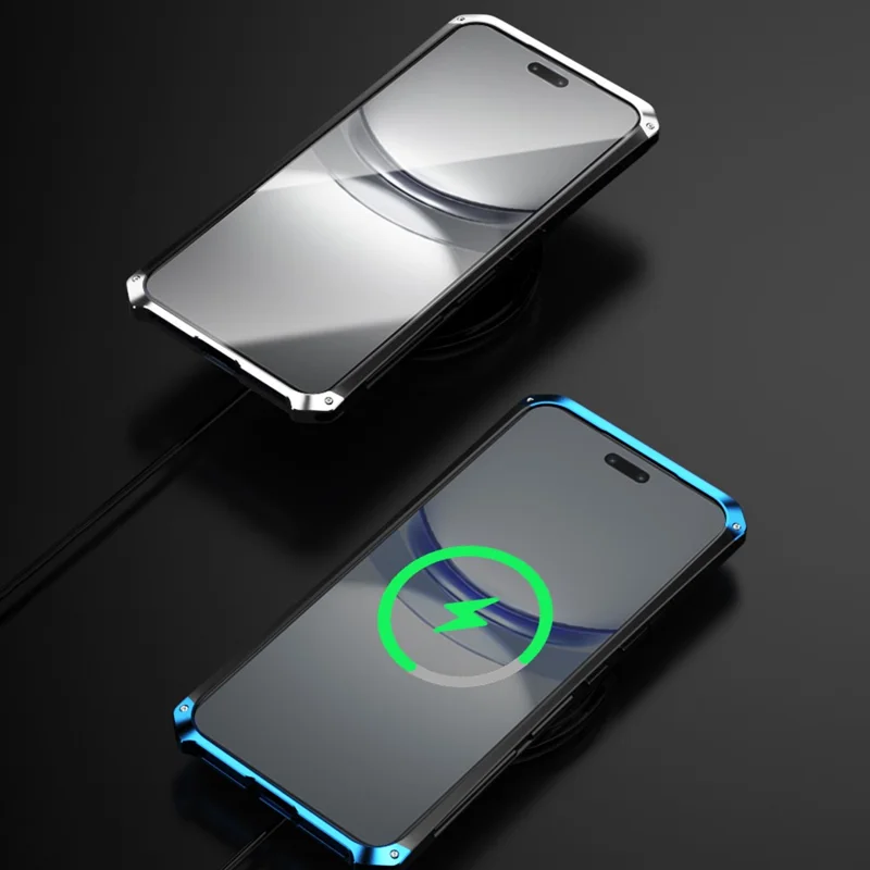 ELEMENT BOX For Huawei nova 12 Pro 5G / nova 12 Ultra 5G Case Metal Frame 3-Piece Design Slim Cover - Black / Blue