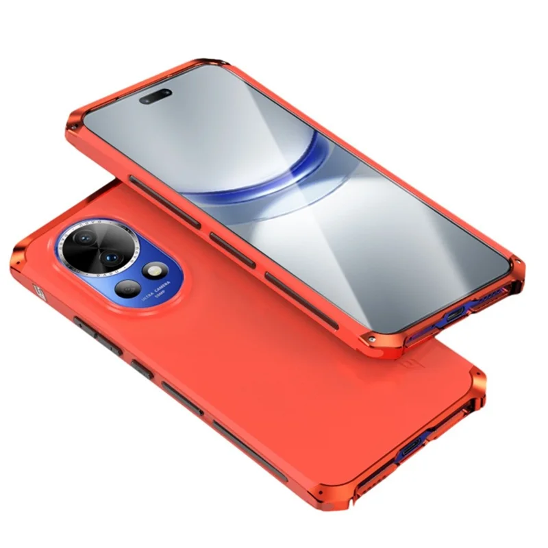 ELEMENT BOX For Huawei nova 12 Pro 5G / nova 12 Ultra 5G Case Metal Frame 3-Piece Design Slim Cover - Red
