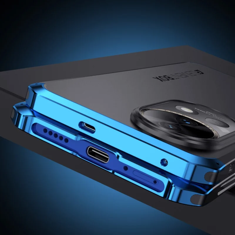 ELEMENT BOX For Huawei nova 12 Pro 5G / nova 12 Ultra 5G Case Metal Frame 3-Piece Design Slim Cover - Red