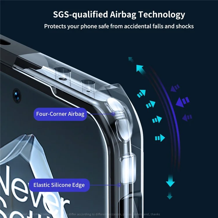 XUNDD Para OnePlus Ace 3 5G / 12R 5G Capa de Celular Design Claro HD Proteção Acrilica+TPU