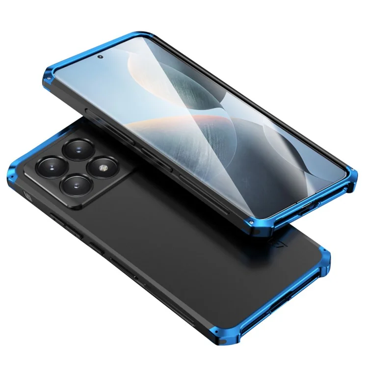 ELEMENT BOX Für Xiaomi Poco F6 Pro 5G / Redmi K70 5G / K70 Pro 5G Handyhülle Anti-Drop Cover - Schwarz / Blau