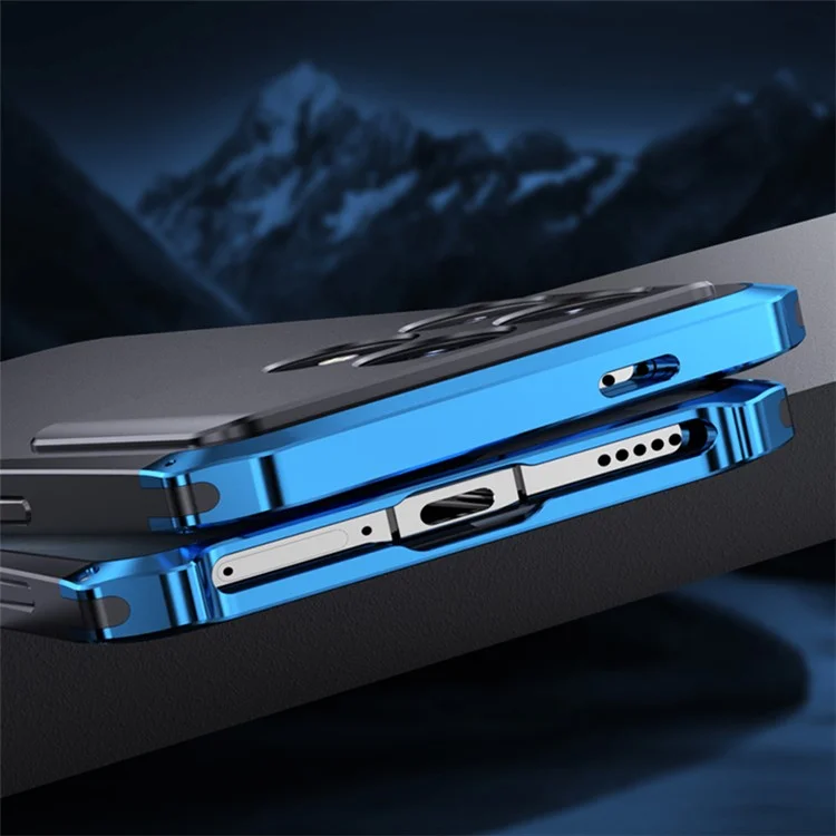 ELEMENT BOX Für Xiaomi Poco F6 Pro 5G / Redmi K70 5G / K70 Pro 5G Handyhülle Anti-Drop Cover - Schwarz / Blau