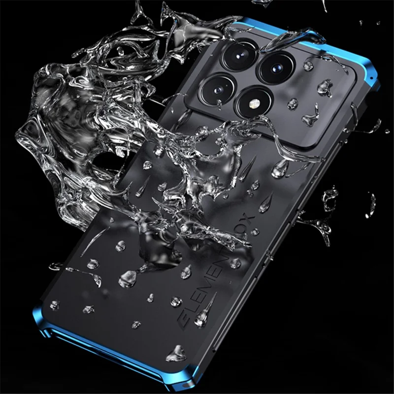 ELEMENT BOX For Xiaomi Poco F6 Pro 5G / Redmi K70 5G / K70 Pro 5G Phone Case Anti-Drop Cover - Black