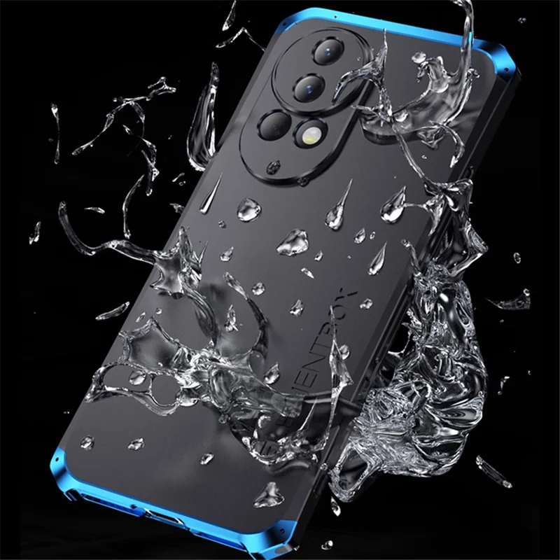 ELEMENT BOX For Huawei nova 12 5G Case Metal Frame PC+Silicone Phone Cover - Black / Blue