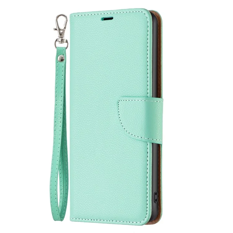Para Xiaomi Redmi Note 13 Pro 5G / Poco X6 5G Funda de Teléfono Móvil Color Sólido de Cuero PU con Soporte de Vista - Verde