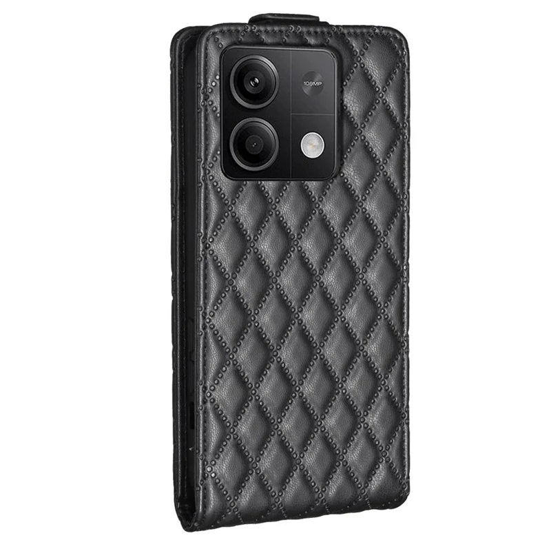 BF30 For Xiaomi Redmi Note 13 5G Case Leather Phone Cover with Card Slots - Black