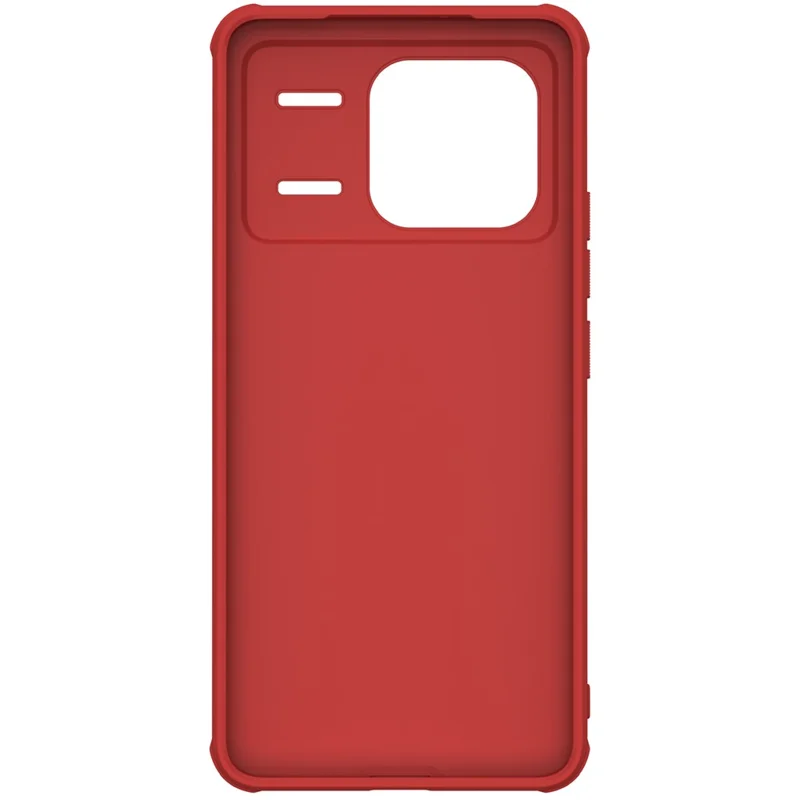 NILLKIN Super Frosted Shield Pro для Xiaomi Poco F6 Pro 5G / Redmi K70 5G / K70 Pro 5G чехол PC+TPU матовый чехол для телефона - красный
