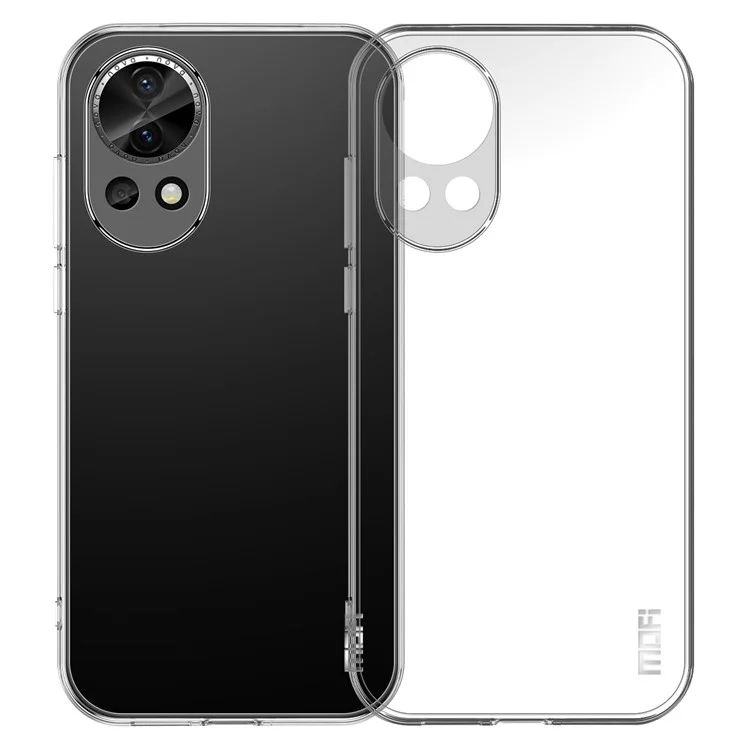 Étui pour téléphone MOFI pour Huawei nova 12 5G, étui de protection transparent en TPU souple