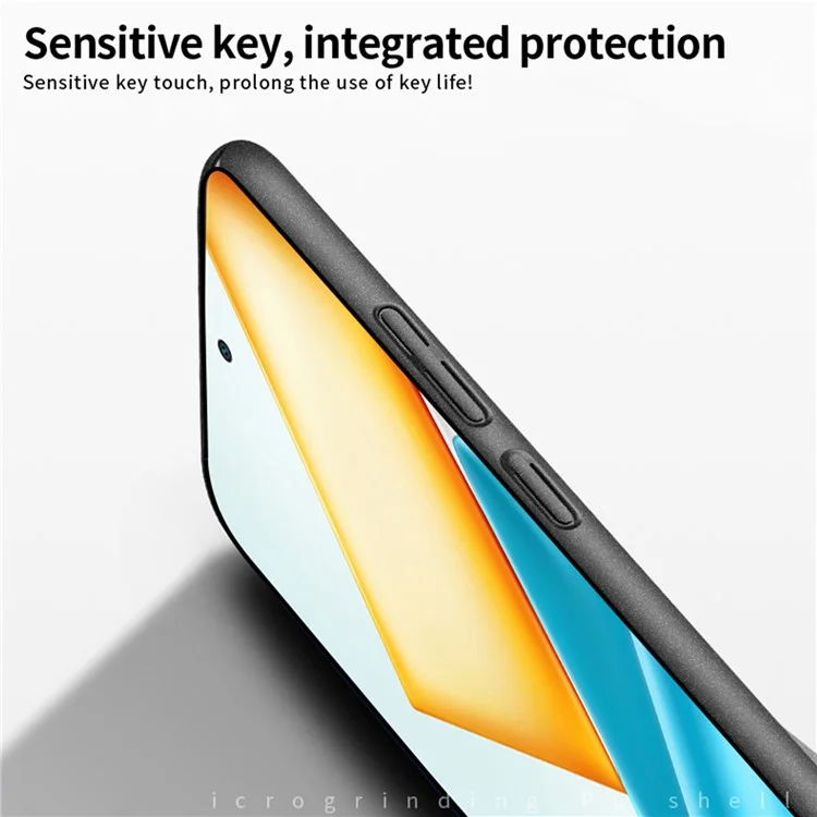MOFI Shield Matte Series for Honor 90 GT 5G PC Phone Case Anti-scratch Cover - Black