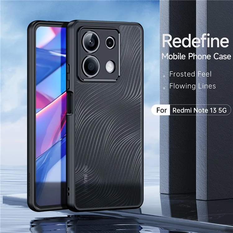 DUX DUCIS Aimo Series For Xiaomi Redmi Note 13 5G Case Shockproof Back Cover (REACH Certification) - Black