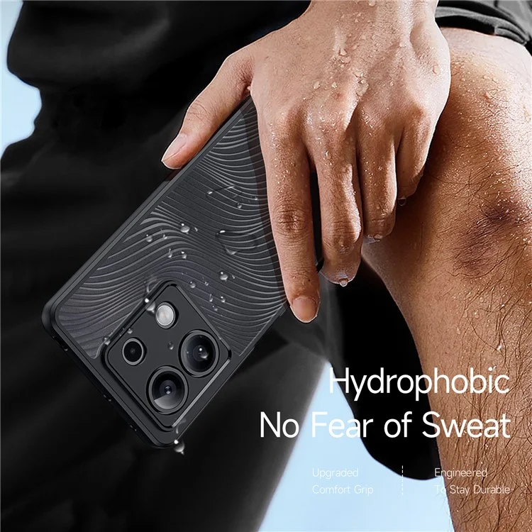 DUX DUCIS Aimo Series For Xiaomi Redmi Note 13 5G Case Shockproof Back Cover (REACH Certification) - Black