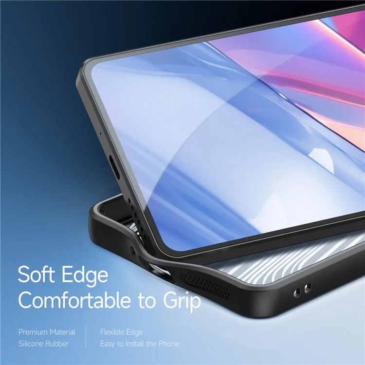 DUX DUCIS Aimo Series For Xiaomi Redmi Note 13 5G Case Shockproof Back Cover (REACH Certification) - Black