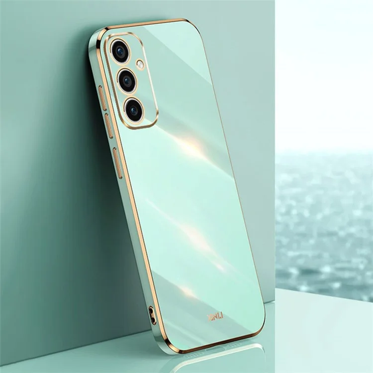 XINLI для Samsung Galaxy A55 5G Чехол Мягкий TPU Противоударный Задняя Крышка - Бирюзовый