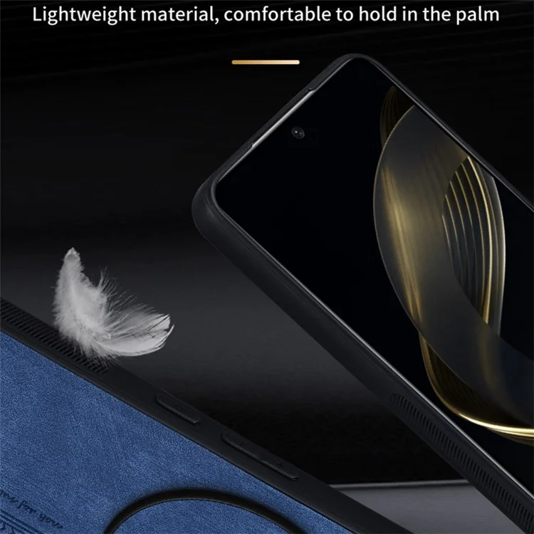 Coque AZNS pour Oppo Find X7 5G en cuir PU imprimé - Marron