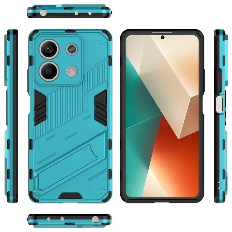 For Xiaomi Redmi Note 13 5G / Note 13 5G (China) Case Kickstand Protective Phone Cover - Baby Blue