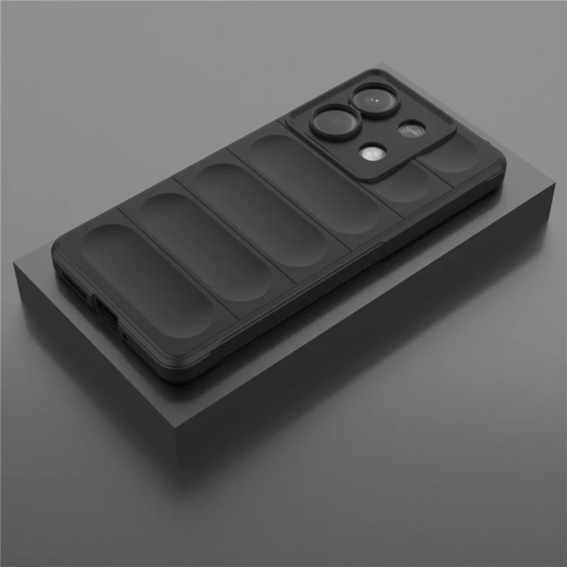 For Xiaomi Redmi Note 13 5G / Note 13 5G (China) Case Soft TPU Protective Phone Cover - Black