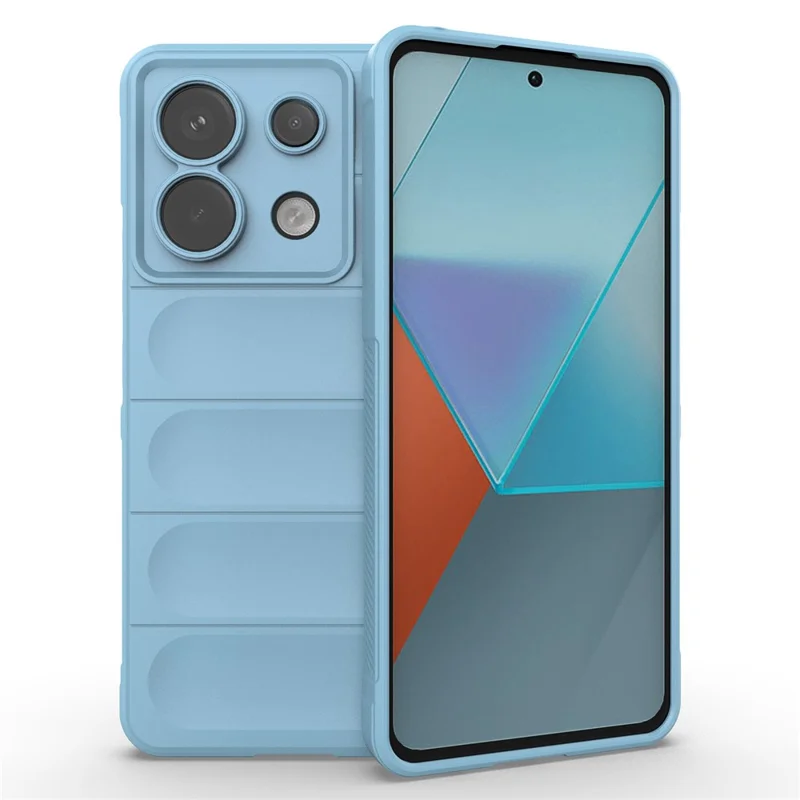 For Xiaomi Redmi Note 13 Pro 5G / Poco X6 5G TPU Case Phone Cover Drop-proof Protection - Baby Blue