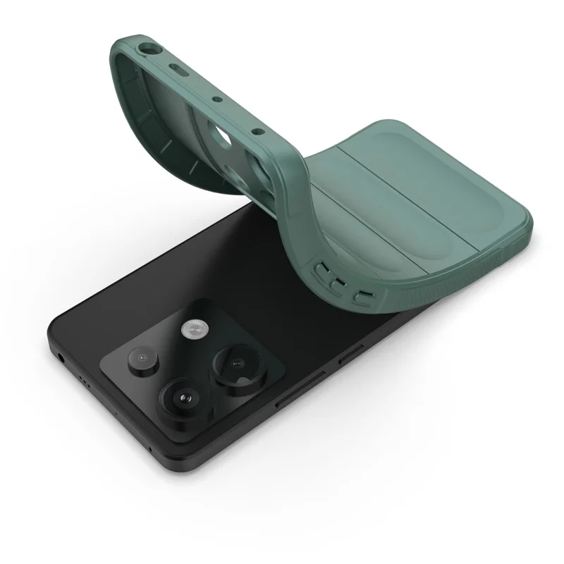 Pour Xiaomi Redmi Note 13 Pro 5G / Poco X6 5G Étui TPU Coque de Téléphone Protection Anti-chute - Vert