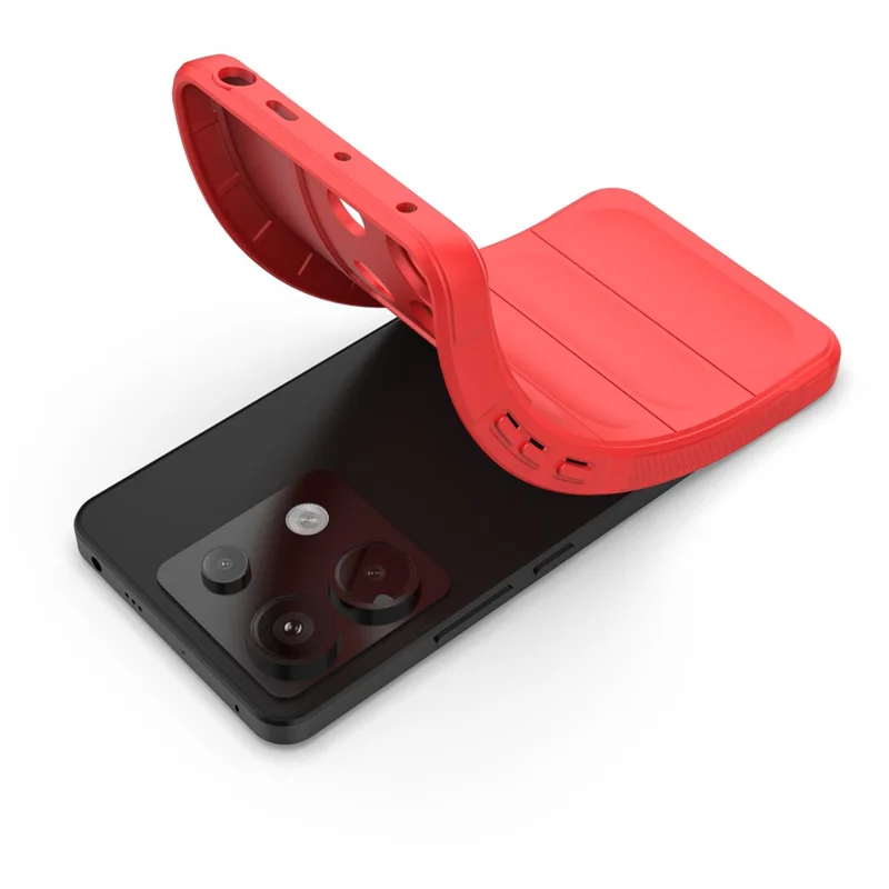 For Xiaomi Redmi Note 13 Pro 5G / Poco X6 5G TPU Case Phone Cover Drop-proof Protection - Red