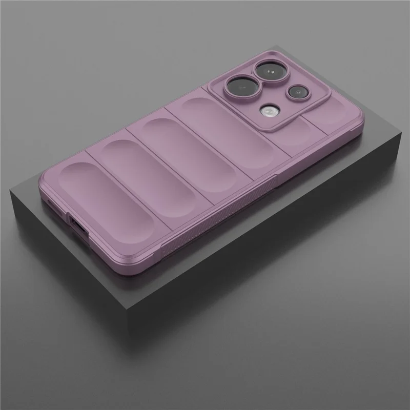 Pour Xiaomi Redmi Note 13 Pro 5G / Poco X6 5G Étui TPU Housse de Protection Anti-chute - Violet Clair