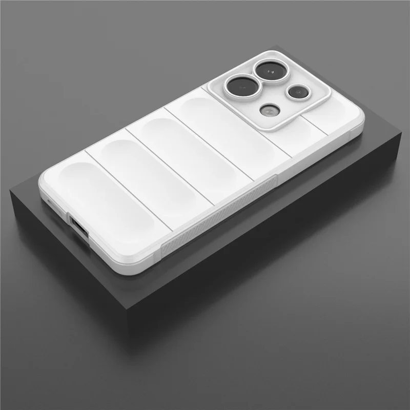 Für Xiaomi Redmi Note 13 Pro 5G / Poco X6 5G TPU-Hülle Telefonabdeckung Stoßfester Schutz - Weiß