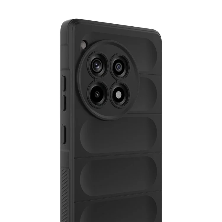 Para o OnePlus Ace 3 5G / 12R 5G TPU Case Anti-drop Topela Tapa de Volta - Preto