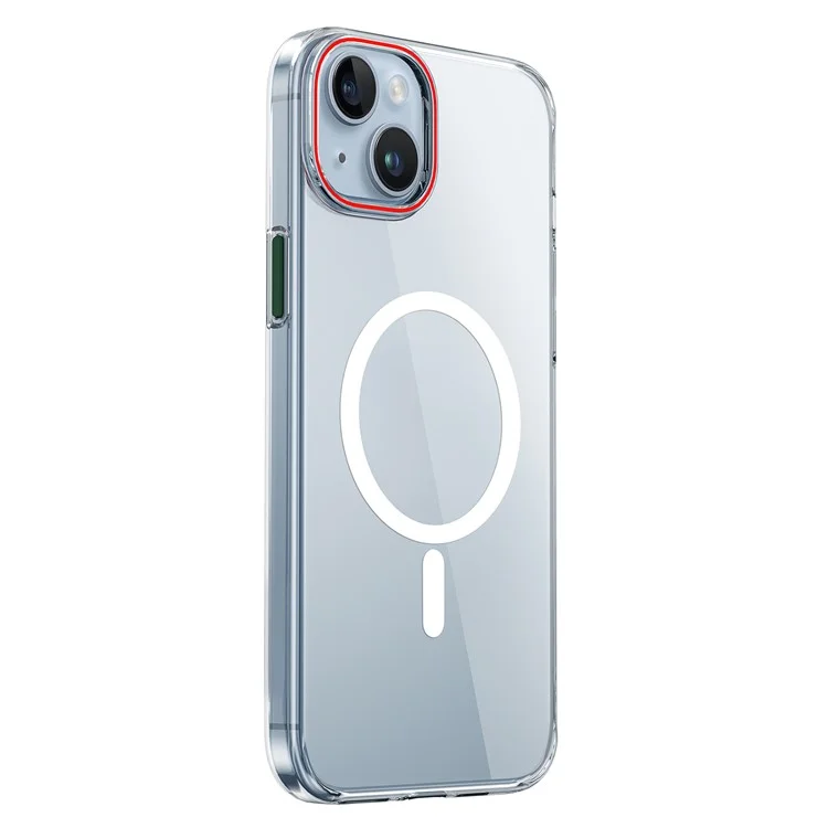 WIWU ZYS-013 For iPhone 15 Case Slim-Fit PC Phone Cover Compatible with MagSafe - Orange