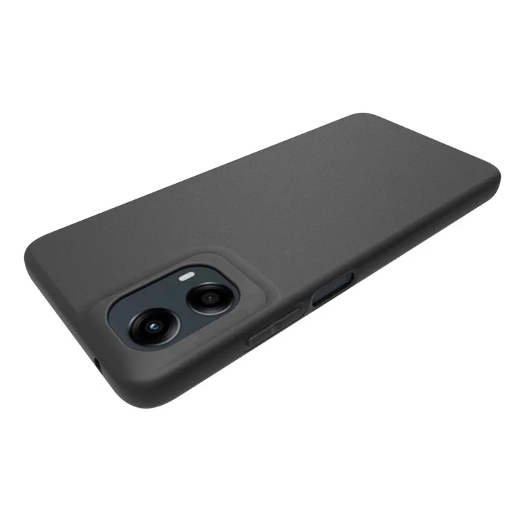 10Pcs / Pack for Motorola Moto G 5G (2024) Case Dual-sided Matte Soft TPU Phone Cover - Black
