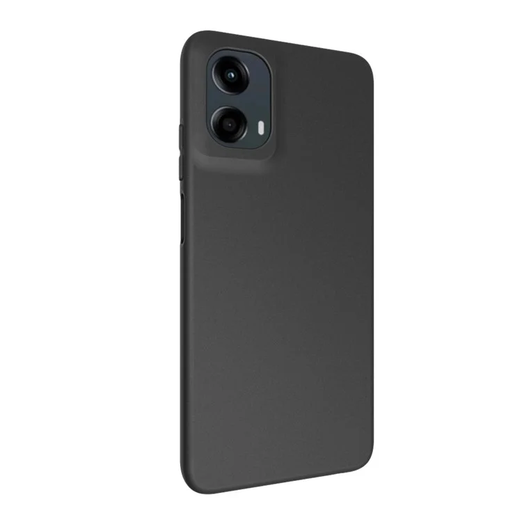 10Pcs / Pack for Motorola Moto G 5G (2024) Case Dual-sided Matte Soft TPU Phone Cover - Black