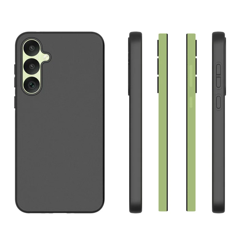 10Pcs / Pack for Samsung Galaxy A35 5G TPU Case Matte Soft Phone Cover - Black