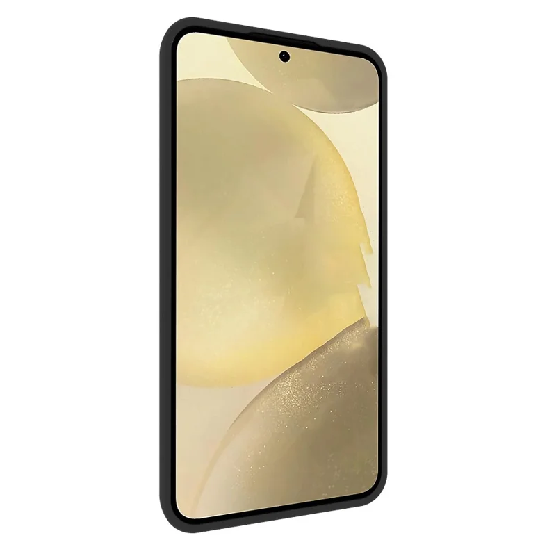 10Pcs / Pack pour Samsung Galaxy S24 Étui TPU Anti-empreintes Matte Phone Cover - Noir