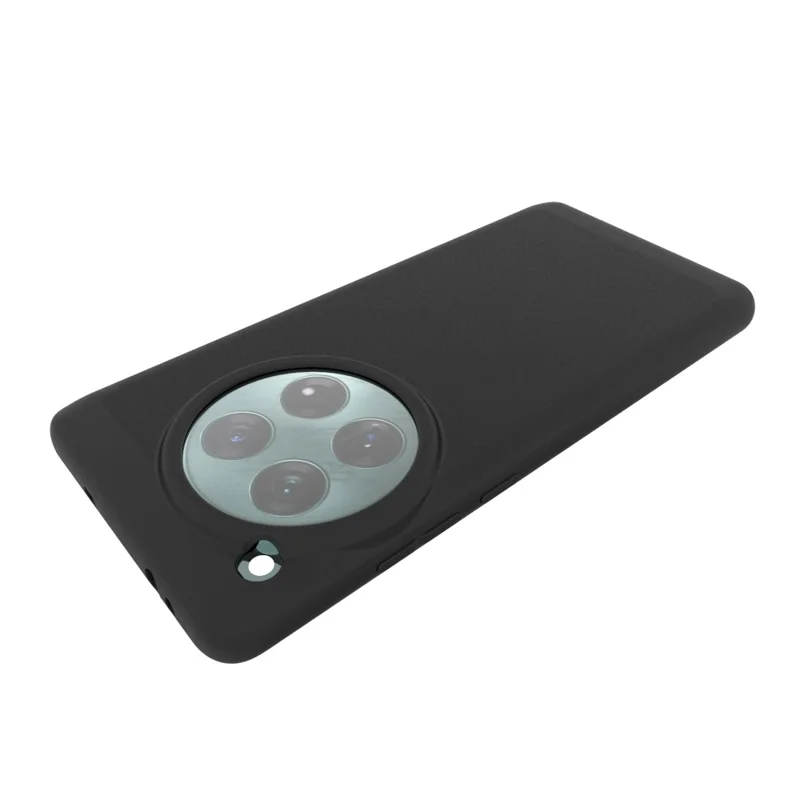 10 Por Ciento / Empaque Para OnePlus 12 5g Matte TPU Case Cubierta de Teléfono Protectora - Negro