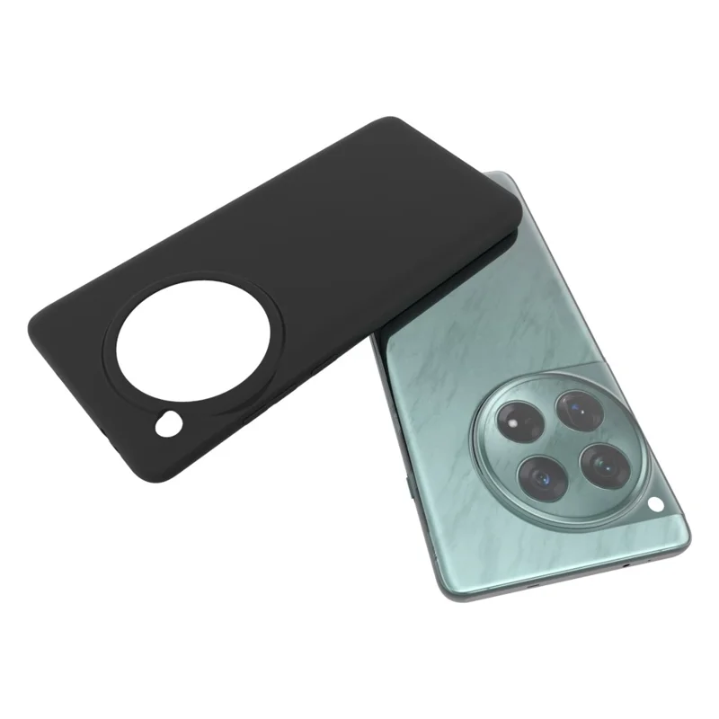 10 Peças/Pacote para OnePlus 12 5G Capa Protetora de TPU Fosco - Preto 