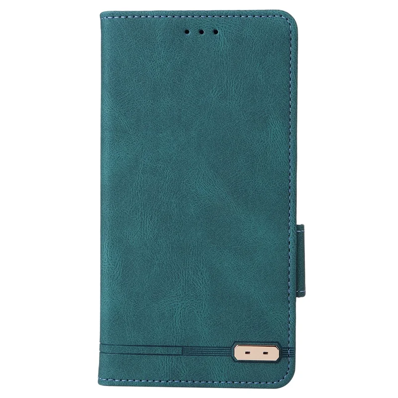 Para Xiaomi Redmi Note 13 Pro+ 5G Case Flip Leather Wallet Cover Hardware Decor - Azul
