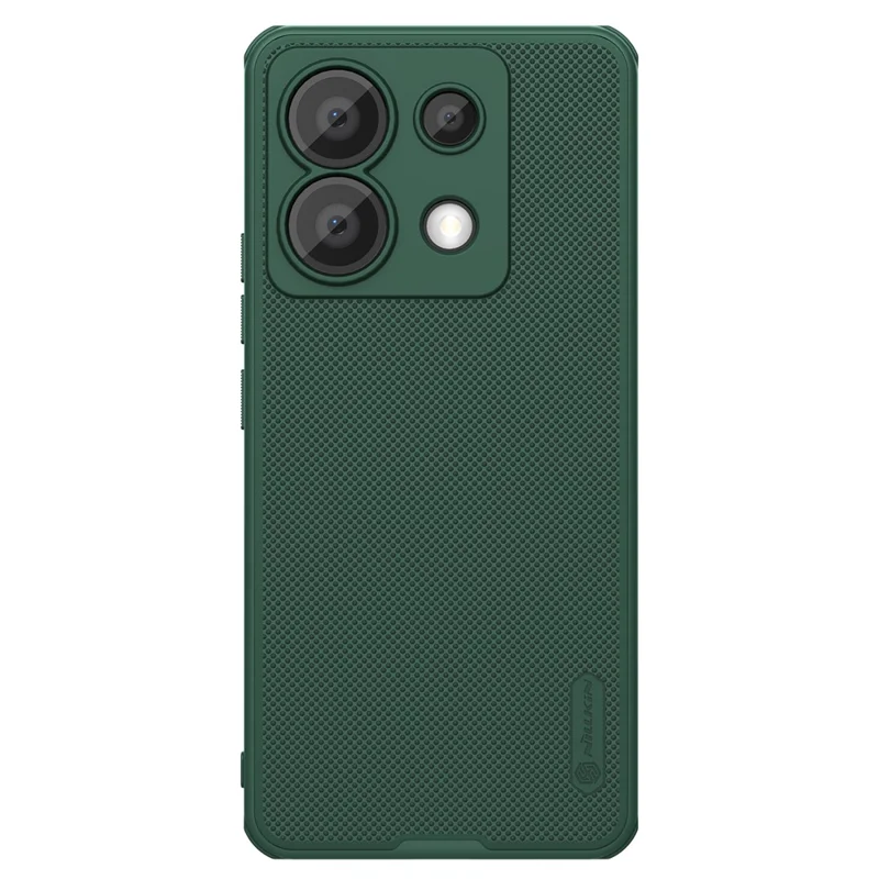 NILLKIN Super Frosted Shield Pro for Xiaomi Redmi Note 13 Pro 5G / Poco X6 5G Back Cover PC+TPU Shockproof Phone Case - Green