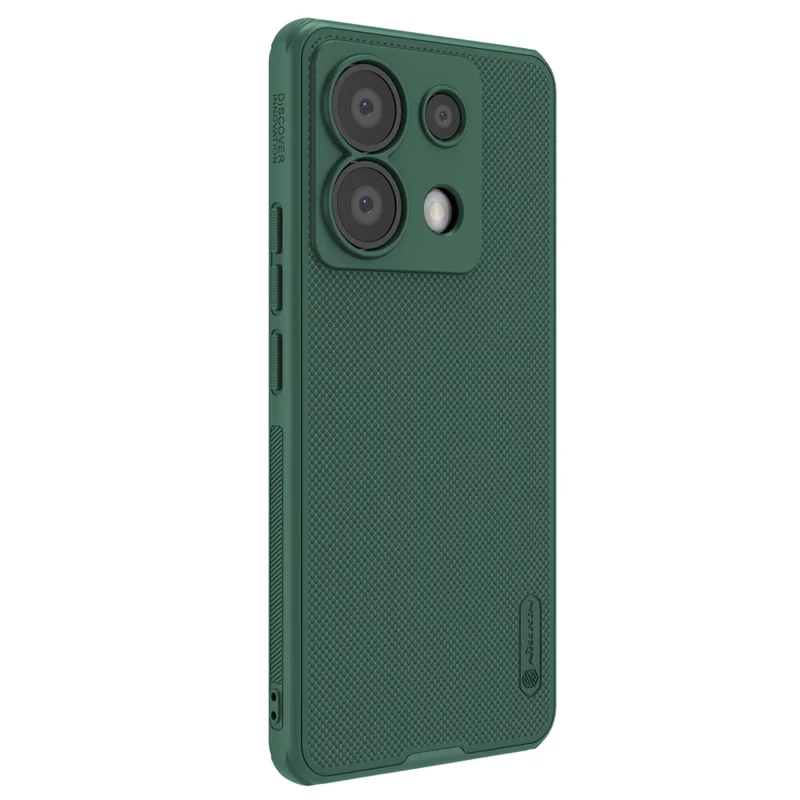 NILLKIN Super Frosted Shield Pro for Xiaomi Redmi Note 13 Pro 5G / Poco X6 5G Back Cover PC+TPU Shockproof Phone Case - Green