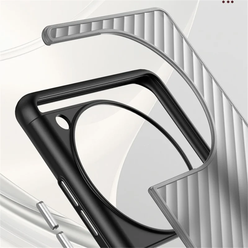 For OnePlus 12 5G Case Twill Stripe PC + TPU Protective Phone Cover - Green