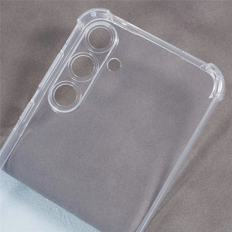 For Samsung Galaxy A35 5G Case Reinforced Corner Clear Phone Cover with Lanyard