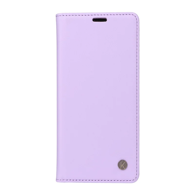 YIKATU YK-001 For Honor X8b 4G Phone Case Magnetic Closing Anti-fall Wallet Cover - Light Purple