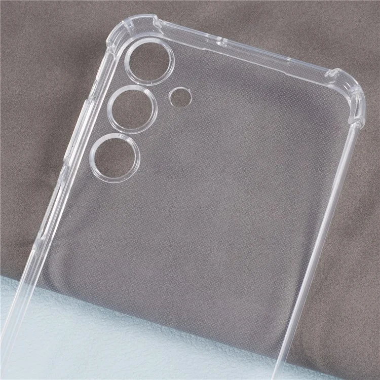 For Samsung Galaxy A25 5G (Global) (161.0 x 76.5 x 8.3mm) Back Case Flexible TPU Clear Cell Phone Cover