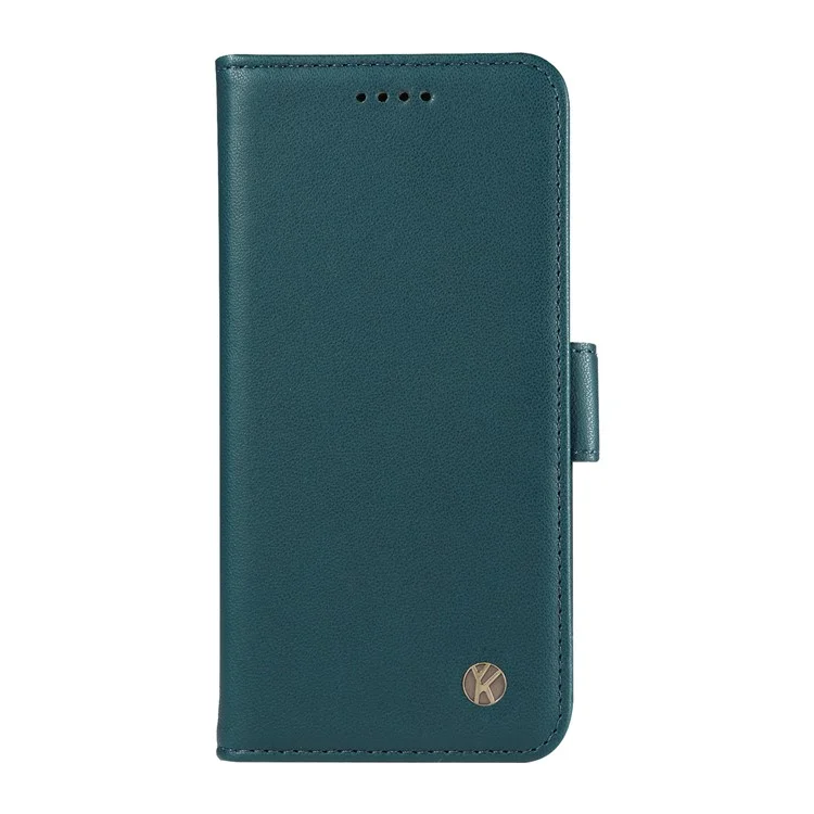 YIKATU YK-003 For Honor X7b 4G / 90 Smart Case Leather Side Magnetic Clasp Phone Stand Cover - Verde