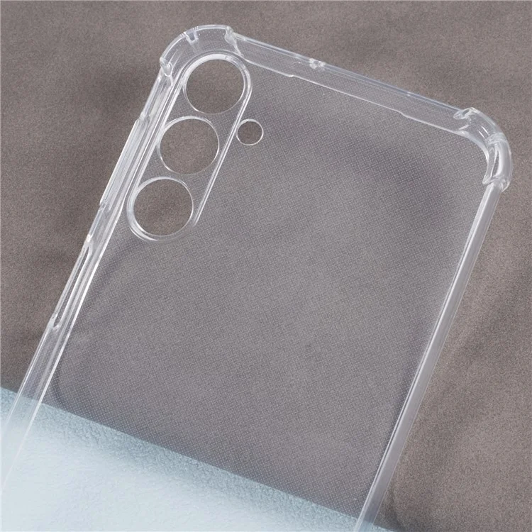 For Samsung Galaxy A24 4G (162.1 x 77.6 x 8.3mm) Clear Case Enhanced Four Corner TPU Protective Cover