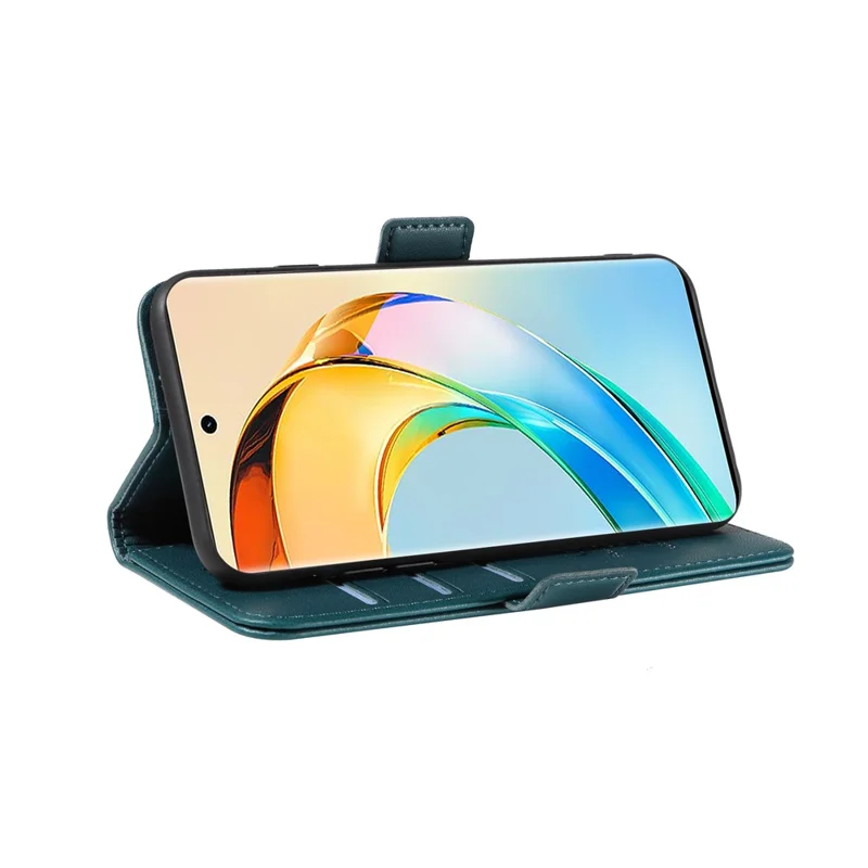 YIKATU YK-003 For Honor X50 5G / X9b 5G / Magic6 Lite 5G Leather Case Stand Protective Cover - Green