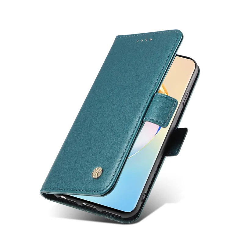 YIKATU YK-003 For Honor X50 5G / X9b 5G / Magic6 Lite 5G Leather Case Stand Protective Cover - Green