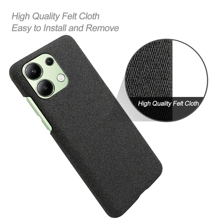 Coque pour téléphone Xiaomi Redmi Note 13 4G - Noir