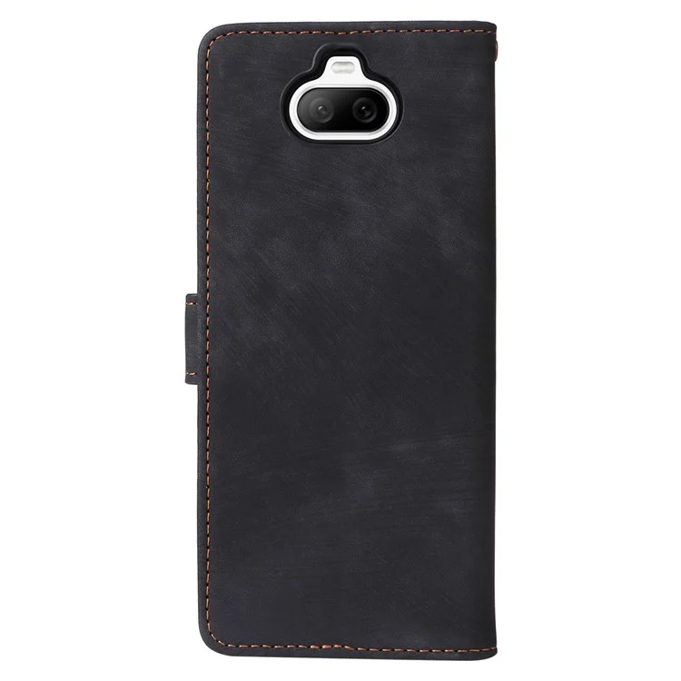 Pour Sony Xperia 8 Étui de protection RFID en cuir PU avec portefeuille - Noir