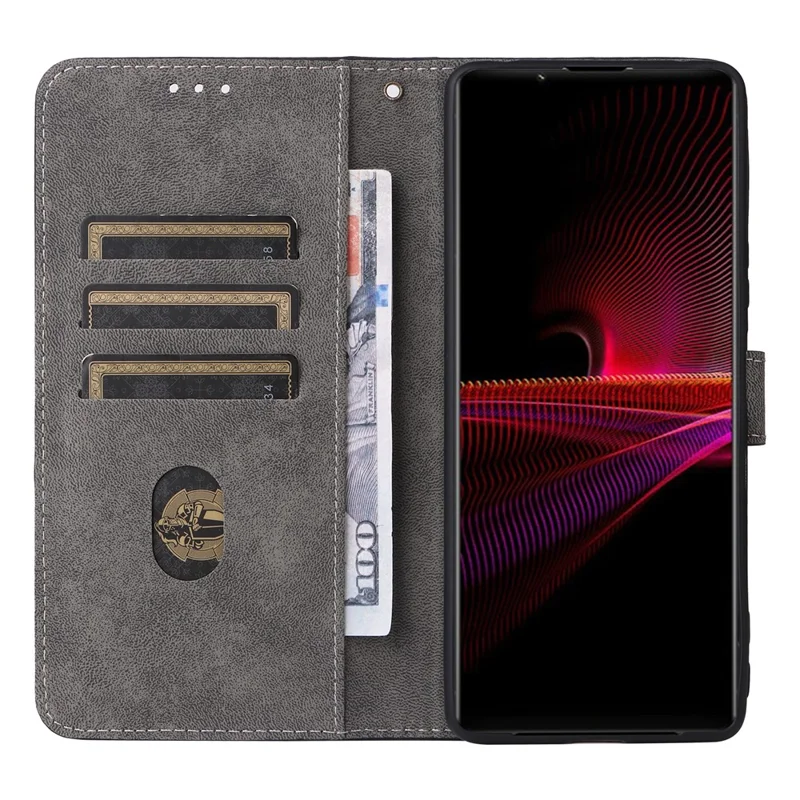 For Sony Xperia 1 III 5G Case Wallet Flip Leather Phone Cover RFID Blocking Protection - Brown