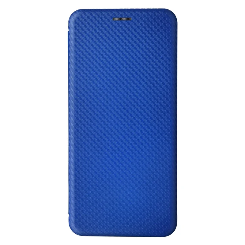 For Asus ROG Phone 8 5G / Phone 8 Pro 5G Phone Case Carbon Fiber Texture Stand Card Holder - Blue